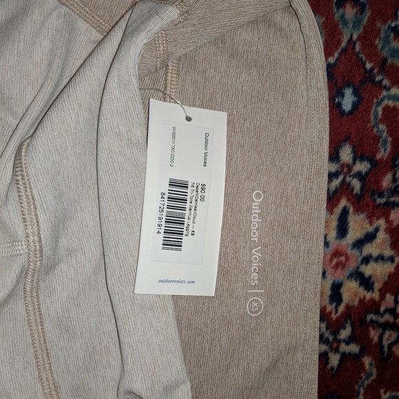 NWOT Outdoor Voices 7/8 Tri-tone leggings - Picture 8 of 8